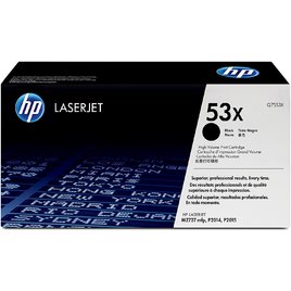 HP 53X Black LaserJet Toner Cartridge (Q7553X) HP 53X Black LaserJet Toner Cartridge (Q7553X)