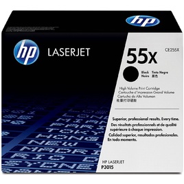 HP 55X High-Yield Black Original Toner Cartridge (CE255X) HP 55X High-Yield Black Original Toner Cartridge (CE255X)
