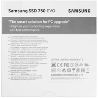 Ổ Cứng SSD SAMSUNG 750 EVO 120GB SATA 2.5" 256MB Cache (MZ-750120BW)