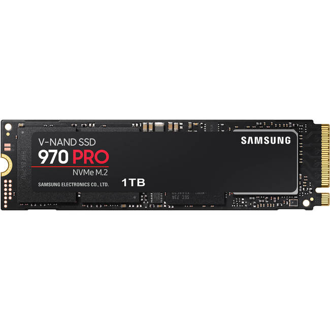 Ổ Cứng SSD SAMSUNG 970 PRO 1TB NVMe M.2 PCIe Gen 3 x4 1024MB Cache (MZ-V7P1T0BW)