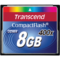 Thẻ Nhớ Transcend CompactFlash 400 8GB (TS8GCF400)