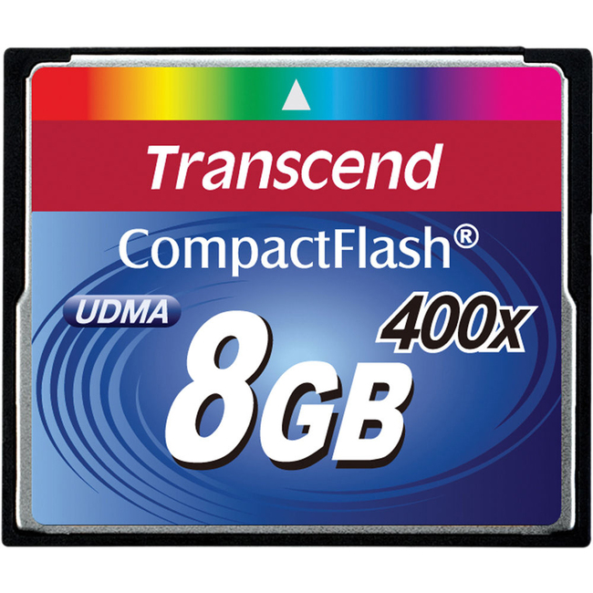 Thẻ Nhớ Transcend CompactFlash 400 8GB (TS8GCF400)