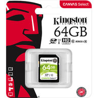 Thẻ Nhớ Kingston Canvas Select 64GB SDHC UHS-I Class 10 (SDS/64GB)