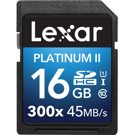 Thẻ Nhớ Lexar Platinum II 300x 16GB SDHC UHS-I Class 10 (LSD16GBBNL300)