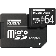 Thẻ Nhớ Essencore Klevv Neo 64GB microSDXC Class 10 UHS-I U1 + SD Adapter (U064GUC1U18-DK)
