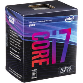 CPU Intel Coffe Lake Core i7-8700 3.2GHz LGA1151 12MB Cache (BX80684I78700SR3QS) CPU Intel Coffe Lake Core i7-8700 3.2GHz LGA1151 12MB Cache (BX80684I78700SR3QS)