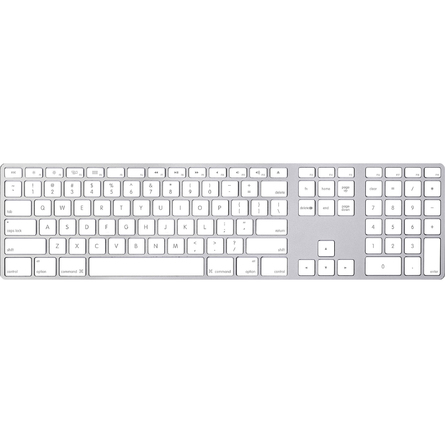 Apple Magic Keyboard With Numeric Keypad US English Bluetooth - Silver (MQ052ZA/A)