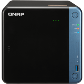 Thiết Bị Lưu Trữ NAS QNAP Celeron J3455/4GB DDR3L/4-Bay (TS-453Be-4G) Thiết Bị Lưu Trữ NAS QNAP Celeron J3455/4GB DDR3L/4-Bay (TS-453Be-4G)