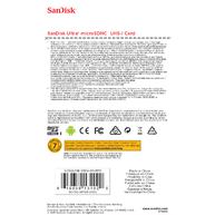 Thẻ Nhớ Sandisk Ultra 16GB microSDHC UHS-I Class 10 (SDSQUNB-016G-GN3MN)