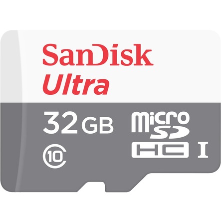 Thẻ Nhớ Sandisk Ultra 32GB microSDHC UHS-I Class 10 (SDSQUNB-032G-GN3MN)