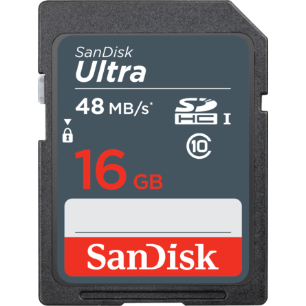 Thẻ Nhớ Sandisk Ultra 16GB SDHC UHS-I Class 10 (SDSDUNB-016G-GN3IN)