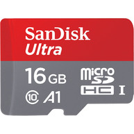 Thẻ Nhớ Sandisk Ultra 16GB microSDHC UHS-I Class 10 A1 (SDSQUAR-016G-GN6MN)