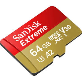 Thẻ Nhớ Sandisk Extreme 64GB microSDXC UHS-I V30 U3 Class 10 A2 + SD Adaptor (SDSQXA2-064G-GN6MA) Thẻ Nhớ Sandisk Extreme 64GB microSDXC UHS-I V30 U3 Class 10 A2 + SD Adaptor (SDSQXA2-064G-GN6MA)