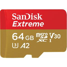 Thẻ Nhớ Sandisk Extreme 64GB microSDXC UHS-I V30 U3 Class 10 A2 + SD Adaptor (SDSQXA2-064G-GN6MA) Thẻ Nhớ Sandisk Extreme 64GB microSDXC UHS-I V30 U3 Class 10 A2 + SD Adaptor (SDSQXA2-064G-GN6MA)