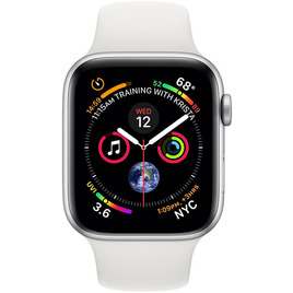 Apple Watch Series 4 GPS 40mm - Viền Nhôm Bạc - Dây Cao Su Trắng (MU642VN/A) Apple Watch Series 4 GPS 40mm - Viền Nhôm Bạc - Dây Cao Su Trắng (MU642VN/A)