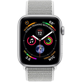 Apple Watch Series 4 GPS 40mm - Viền Nhôm Bạc - Dây Nylon Trắng Xám (MU652VN/A) Apple Watch Series 4 GPS 40mm - Viền Nhôm Bạc - Dây Nylon Trắng Xám (MU652VN/A)