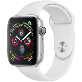 Apple Watch Series 4 GPS 44mm - Viền Nhôm Bạc - Dây Cao Su Trắng (MU6A2VN/A) Apple Watch Series 4 GPS 44mm - Viền Nhôm Bạc - Dây Cao Su Trắng (MU6A2VN/A)