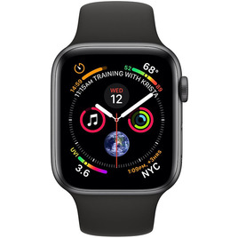 Apple Watch Series 4 GPS 44mm - Viền Nhôm Xám - Dây Cao Su Đen (MU6D2VN/A) Apple Watch Series 4 GPS 44mm - Viền Nhôm Xám - Dây Cao Su Đen (MU6D2VN/A)