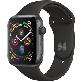 Apple Watch Series 4 GPS 44mm - Viền Nhôm Xám - Dây Cao Su Đen (MU6D2VN/A) Apple Watch Series 4 GPS 44mm - Viền Nhôm Xám - Dây Cao Su Đen (MU6D2VN/A)