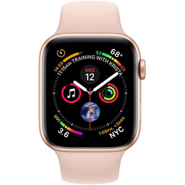 Apple Watch Series 4 GPS 44mm - Viền Nhôm Vàng - Dây Cao Su Hồng (MU6F2VN/A) Apple Watch Series 4 GPS 44mm - Viền Nhôm Vàng - Dây Cao Su Hồng (MU6F2VN/A)
