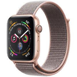 Apple Watch Series 4 GPS 44mm - Viền Nhôm Vàng - Dây Nylon Hồng (MU6G2VN/A) Apple Watch Series 4 GPS 44mm - Viền Nhôm Vàng - Dây Nylon Hồng (MU6G2VN/A)