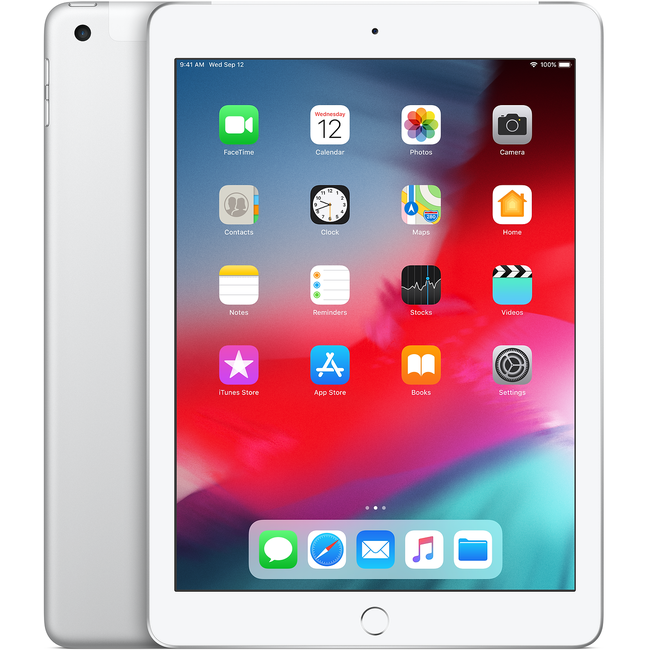 Máy Tính Bảng Apple iPad 2018 6th-Gen 32GB 9.7-Inch Wifi Cellular Silver (MR6P2ZA/A)