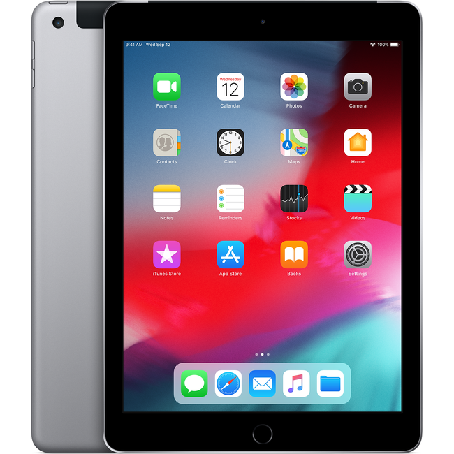 Máy Tính Bảng Apple iPad 2018 6th-Gen 32GB 9.7-Inch Wifi Cellular Space Gray (MR6N2ZA/A)