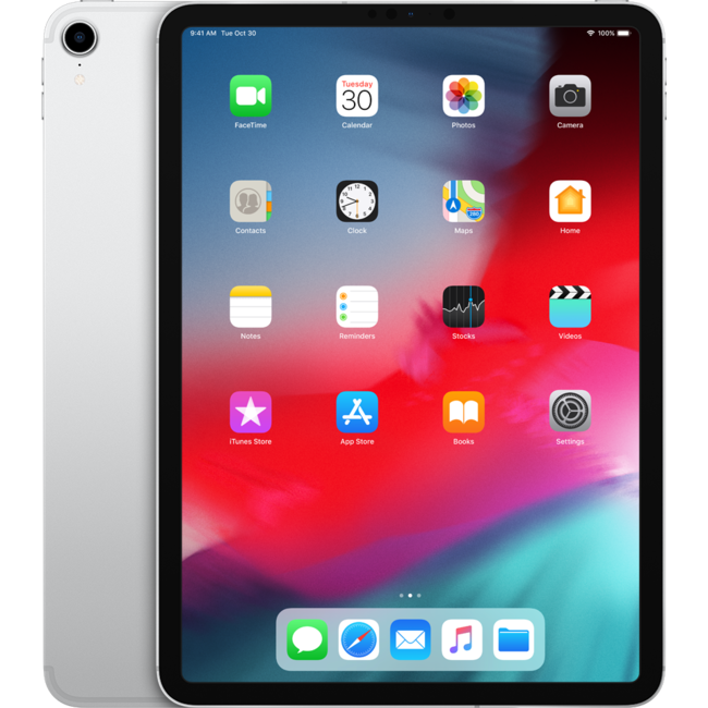 Máy Tính Bảng Apple iPad Pro 11 2018 1st-Gen 256GB Wifi Cellular Silver (MU172ZA/A)