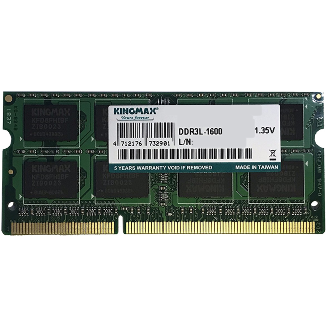 Ram Laptop KingMax 4GB (1x4GB) DDR3L 1600MHz