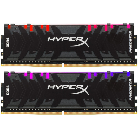 Ram Desktop Kingston HyperX Predator RGB 16GB (2x8GB) DDR4 3200MHz (HX432C16PB3AK2/16)