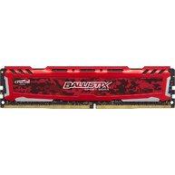 Ram Desktop Crucial Ballistix Sport LT Red 8GB (1x8GB) DDR4 2400MHz (BLS8G4D240FSE)