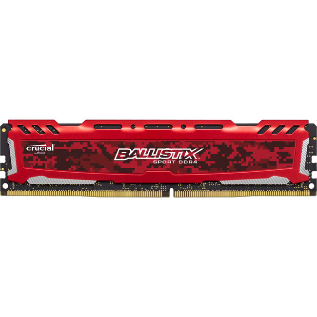 Ram Desktop Crucial Ballistix Sport LT Red 4GB (1x4GB) DDR4 2400MHz (BLS4G4D240FSE)