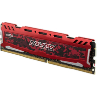 Ram Desktop Crucial Ballistix Sport LT Red 16GB (1x16GB) DDR4 2400MHz (BLS16G4D240FSE)
