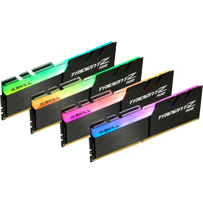 Ram Desktop G.Skill Trident Z RGB 32GB (4x8GB) DDR4 3000MHz (F4-3000C16Q-32GTZR)