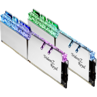 Ram Desktop G.Skill Trident Z Royal RGB Silver 16GB (2x8GB) DDR4 3200MHz (F4-3200C16D-16GTRS)