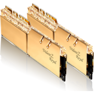 Ram Desktop G.Skill Trident Z Royal RGB Gold 16GB (2x8GB) DDR4 3000MHz (F4-3000C16D-16GTRG)