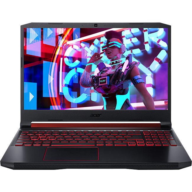 Máy Tính Xách Tay Acer Nitro 5 AN515-54-54T0 Core i5-8300H/8GB DDR4/512GB SSD PCIe/NVIDIA GeForce GTX 1050 3GB GDDR5/Win 10 Home SL (NH.Q5ASV.016)
