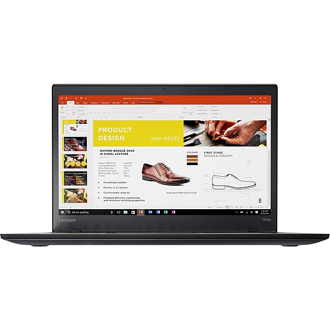 Máy Tính Xách Tay Lenovo ThinkPad T470s Core i7-7600U/8GB DDR4/256GB SSD/FreeDOS (20HGA08KVA)