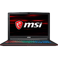 Máy Tính Xách Tay MSI GP63 Leopard 8RE-249VN Core i7-8750H/16GB DDR4/1TB HDD + 128GB SSD PCIe/NVIDIA GeForce GTX 1060 6GB GDDR5/Win 10 Home