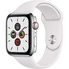 Apple Watch Series 5 GPS + Cellular 44mm Viền Thép Dây Cao Su (MWWF2VN/A) Apple Watch Series 5 GPS + Cellular 44mm Viền Thép Dây Cao Su (MWWF2VN/A)