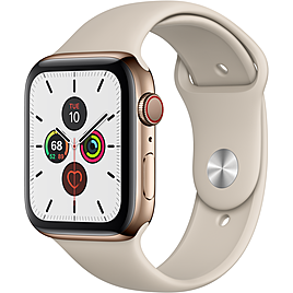 Apple Watch Series 5 GPS + Cellular 44mm Viền Thép Dây Cao Su (MWWH2VN/A) Apple Watch Series 5 GPS + Cellular 44mm Viền Thép Dây Cao Su (MWWH2VN/A)