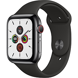 Apple Watch Series 5 GPS + Cellular 44mm Viền Thép Dây Cao Su (MWWK2VN/A) Apple Watch Series 5 GPS + Cellular 44mm Viền Thép Dây Cao Su (MWWK2VN/A)
