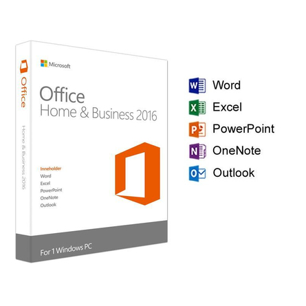 Phần Mềm Ứng Dụng Microsoft Office Home and Business 2016 32-bit/x64 English APAC EM DVD (T5D-02695)